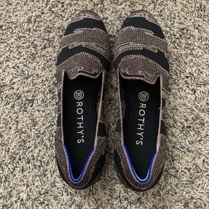 Rothy’s Golden Shimmer Loafers